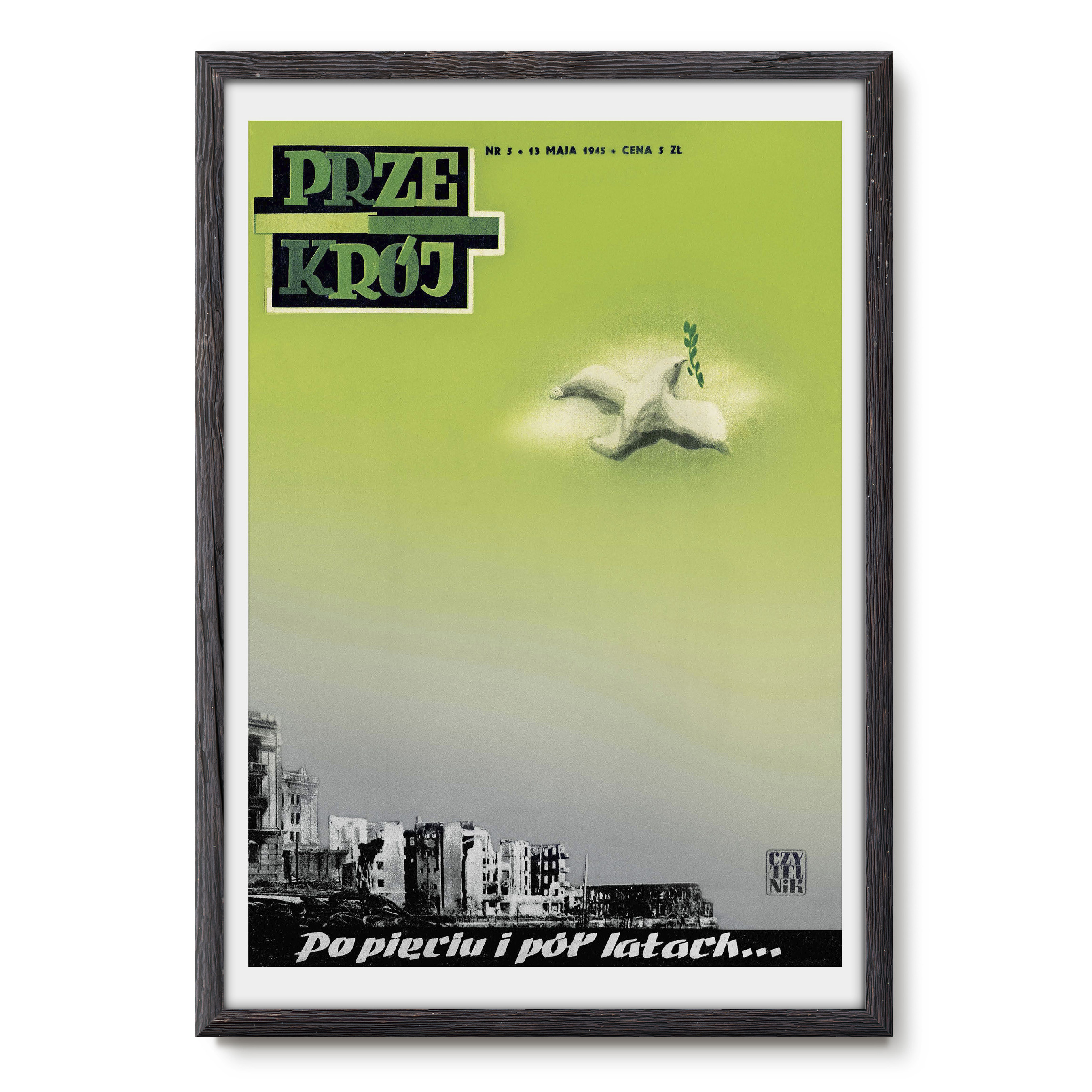 Anniversary poster Dove of Peace