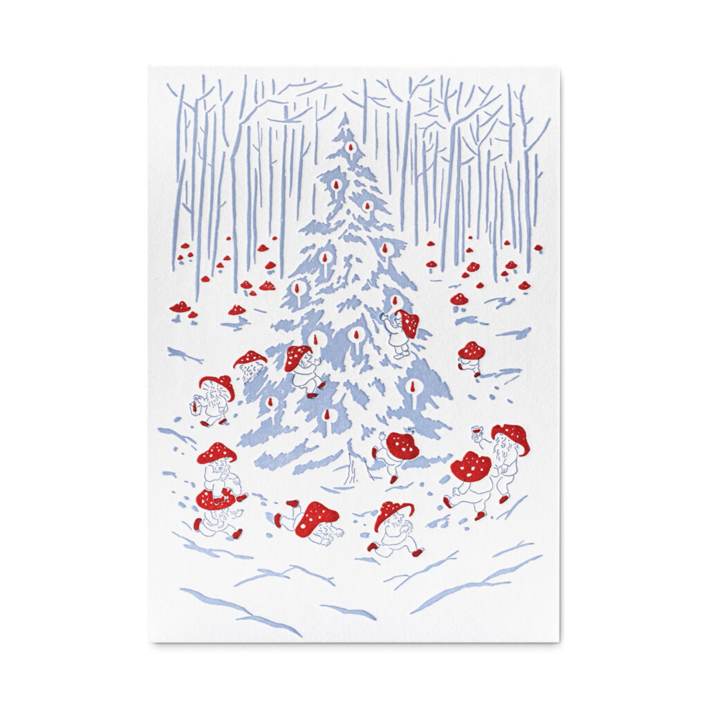 Holiday card Christmas Tree