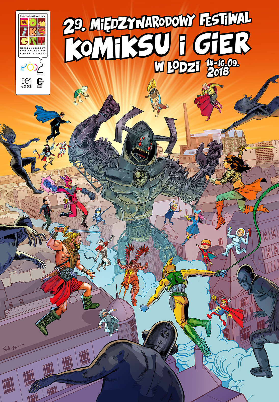 Łódź pełna komiksów