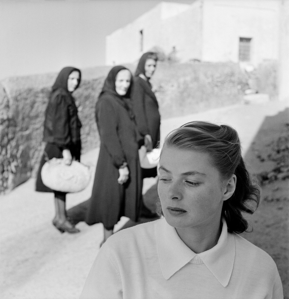 Ingrid Bergman na Stromboli, Włochy, 1949