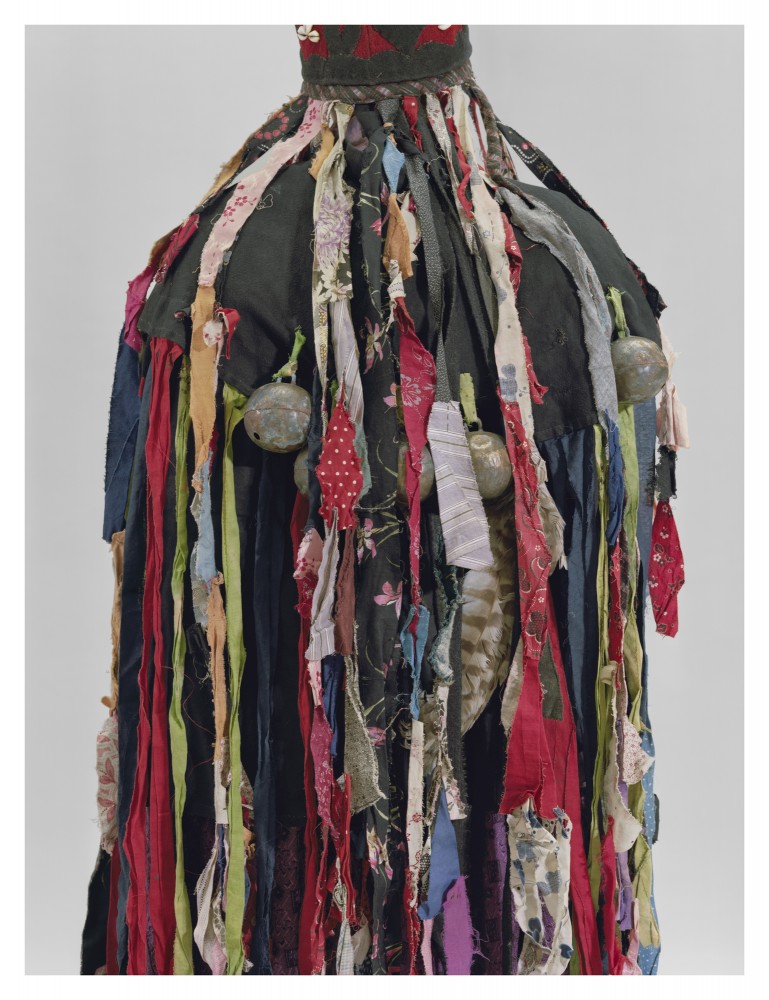 Reverse 22 (Shaman costume 19th / 20th century, eastern part of Siberia, Jenisejskaya region) The Russian Ethnography Museum in St. Petersburg, 140cmx182cm 2017 (the only outfit not reversed, because the Shaman costume represents the world on the other side)