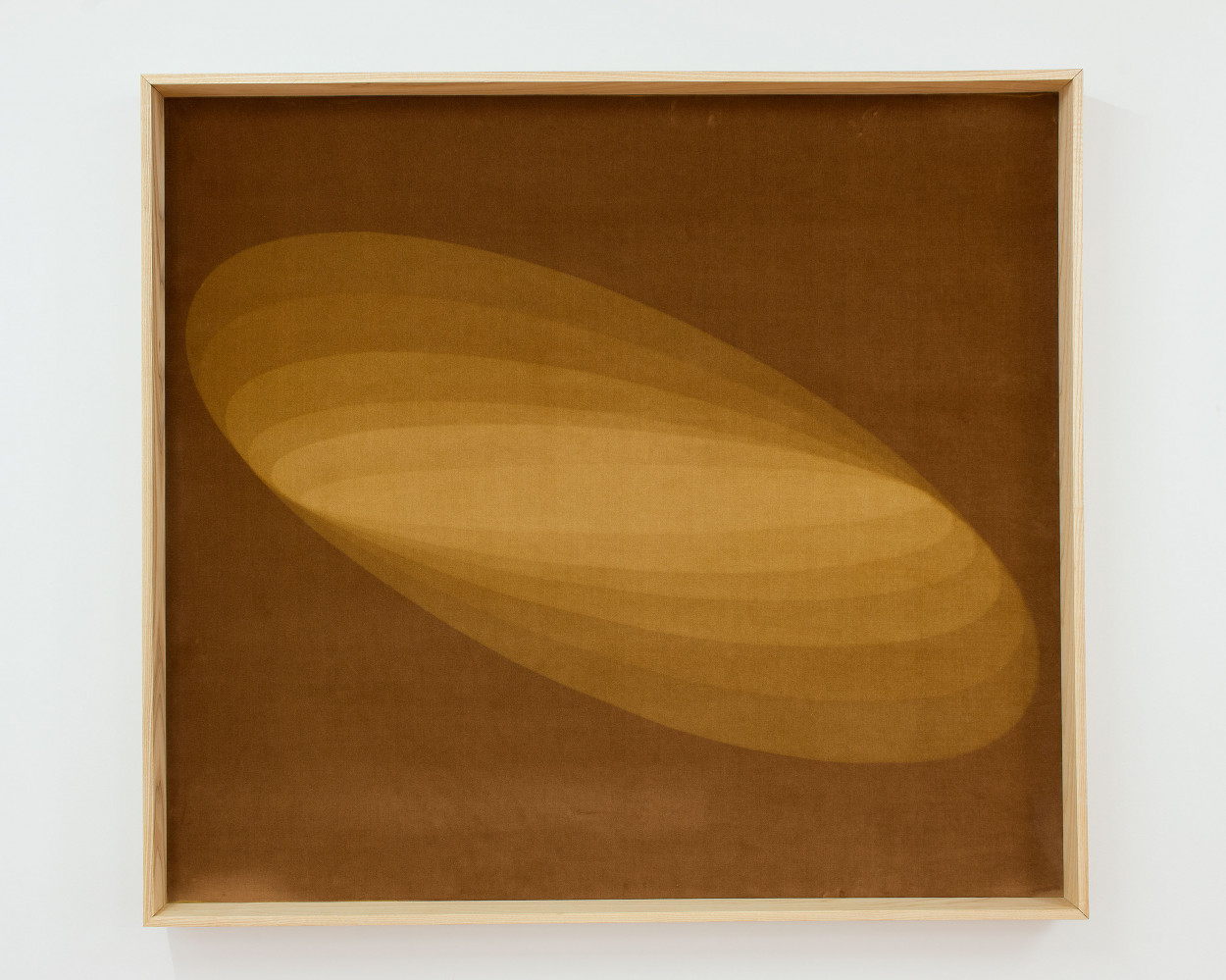 velvet on wooden board, wooden frame 90 x 100 x 7 cm; courtesy the artist and Pola Magnetyczne Gallery, Warsaw