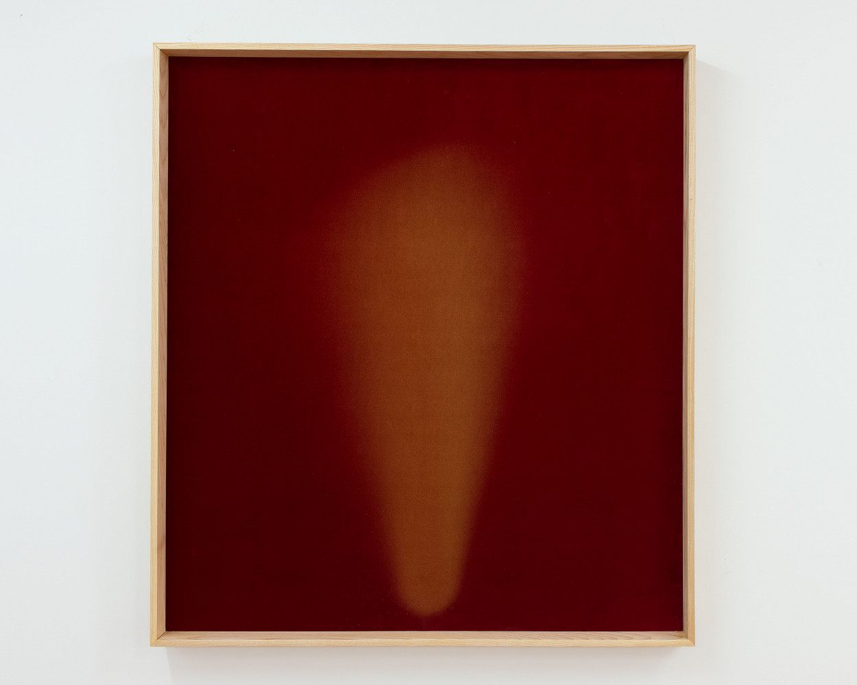velvet on wooden board, wooden frame 100 x 90 x 7 cm; courtesy the artist and Pola Magnetyczne Gallery, Warsaw
