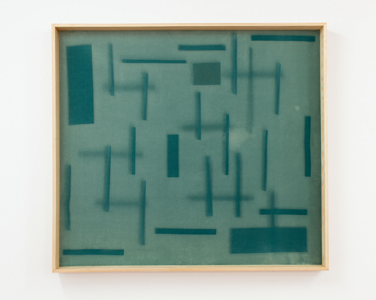 velvet on wooden board, wooden frame 85 x 95 x 7 cm; courtesy the artist and Pola Magnetyczne Gallery, Warsaw
