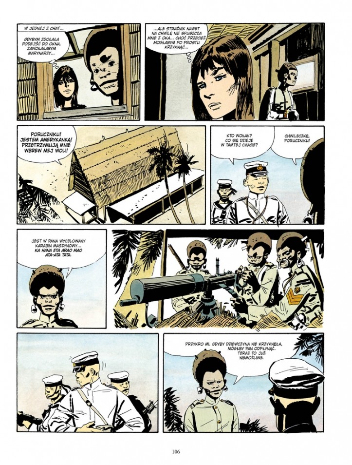 fragment komiksu "Corto Maltese. Opowieść Słonych wód" fot. materiały prasowe