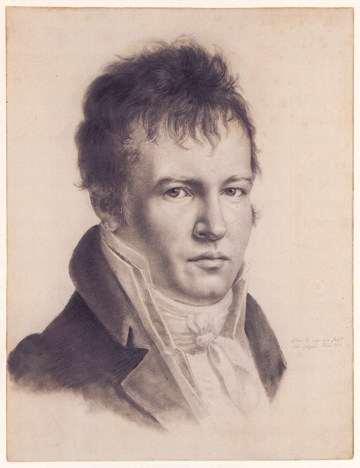 Alexander von Humboldt, "Autoportret", 1815 r. 