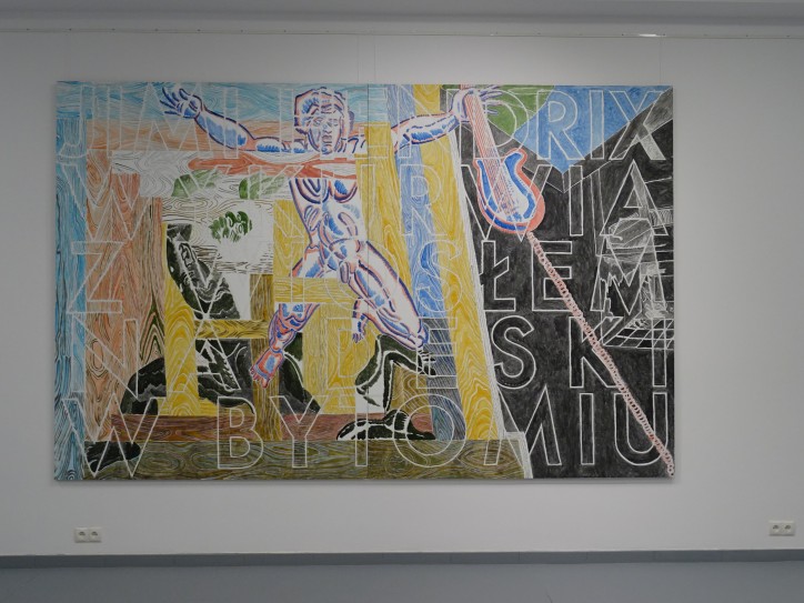 Widok z wystawy Marka Sobczyka w Galerii Contrast (zdjęcie udostępnione dzięki uprzejmości Galerii)