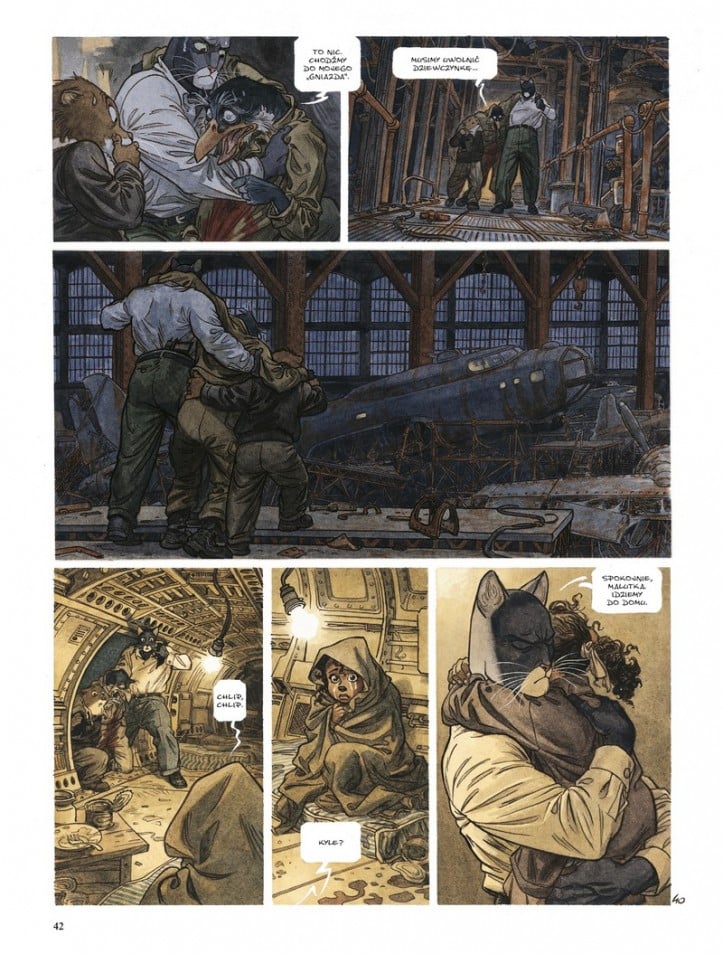 Fragmenty komiksu „Blacksad. Arktyczni” (mat. prasowe)