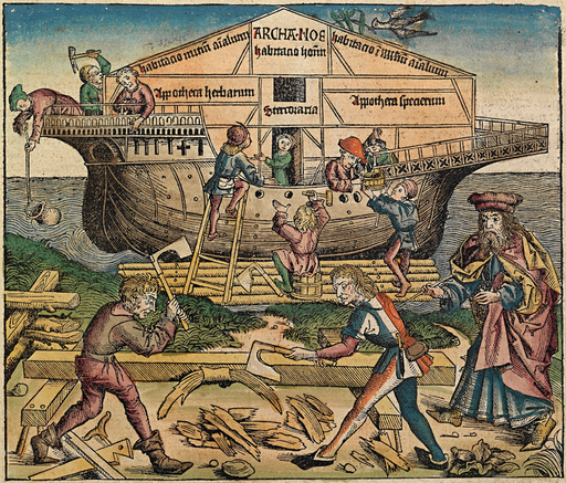 Ilustracja z „Kroniki norymberskiej”, 1493 r., ilustracja w domenie publicznej