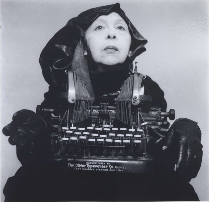 “Ms Oliver in Her Travelling Clothes”, 1980. Geta Brătescu, photographed by her husband, Mihai; photo: Mihai Brătescu, Ivan Gallery and Hauser & Wirth