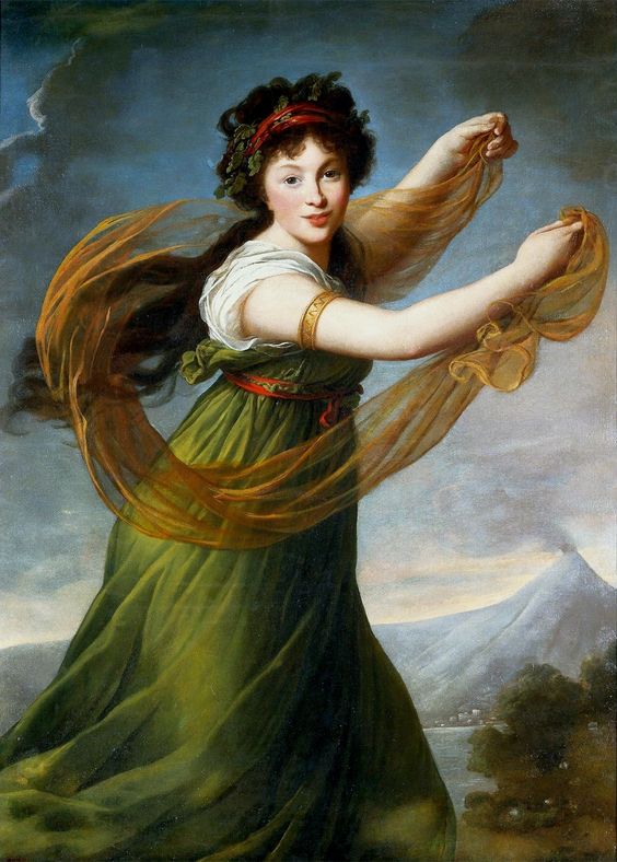 Élisabeth Vigée-Lebrun, "Pelagia Sapieżyna z Potockich", 1794 / Pałac Królewski w Warszawie