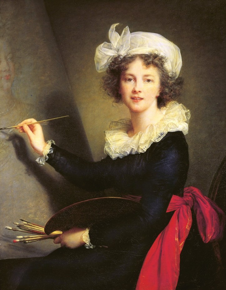 Élisabeth Vigée-Lebrun, "Autoportret", 1790 / Uffizi Gallery