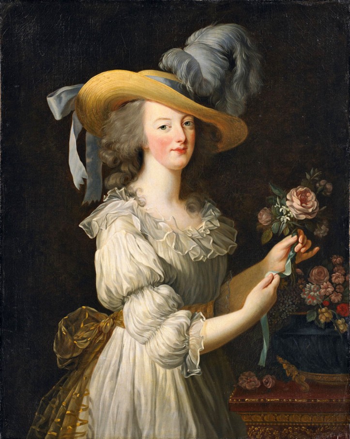 Élisabeth Vigée-Lebrun, "Marii Antoniny w muślinowej sukni", 1783 / Zamek Wolfsgarten Langen