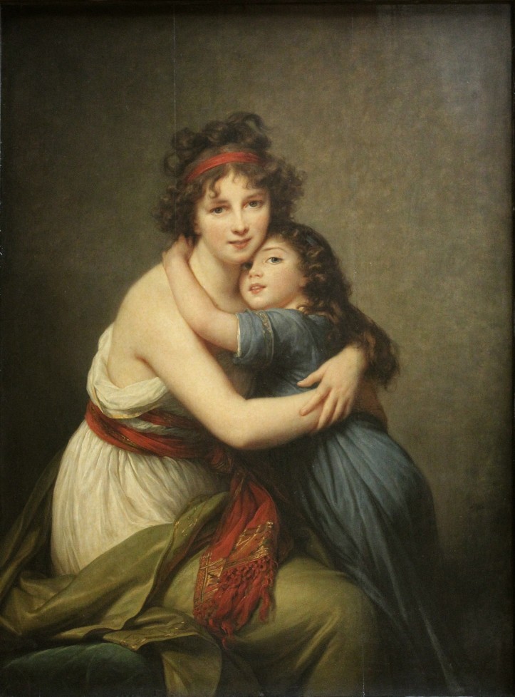 Élisabeth Vigée-Lebrun, "Autoportret z córką, Julie", 1789 / Luwr