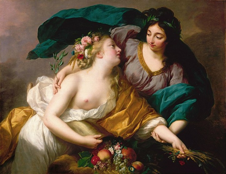 Élisabeth Vigée-Lebrun, „Pokój przynoszący Obfitość”, 1780 / Luwr