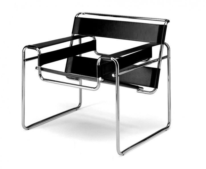 Krzesło Wassily (na cześć Wassilego Kandinskiego), projekt: Marcel Breuer, 1927–1928, zdjęcie: domena publiczna