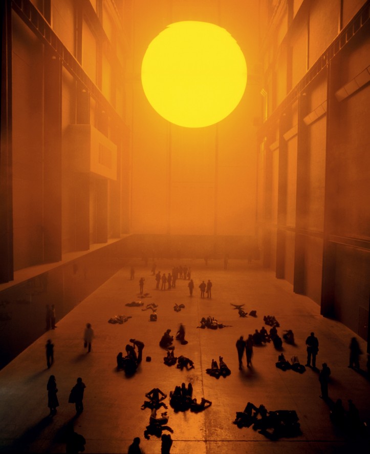 "The weather project", instalacja, Tate Modern, Londyn, 2003; zdjęcie: Tate Photography (Andrew Dunkley & Marcus Leith) © 2003 Olafur Eliasson