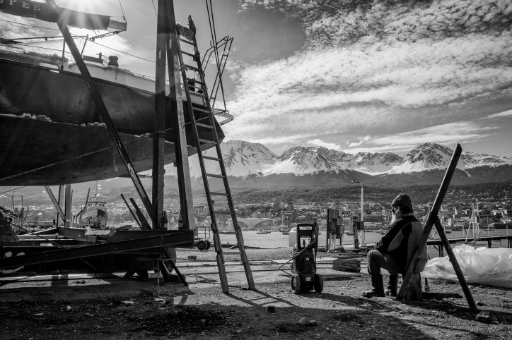 Marina w Ushuaia, Club Afasyn. Stąd zaczynamy naszą wyprawę na Antarktydę; zdjęcie: Maciek Jabłoński (F11 / f11-photo.pl)