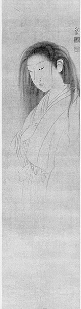 Maruyama Ōkyo, "Duch Oyuki", 1750 r.