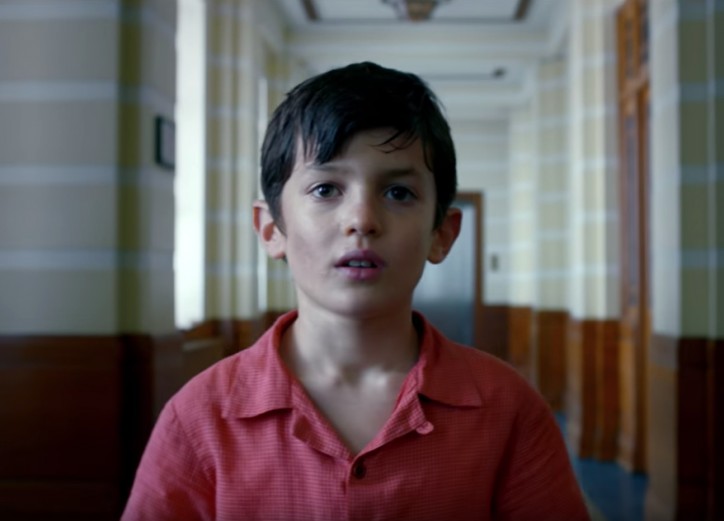Sebastian Maltz jako mały Patrick w serialu "Patrick Melrose"