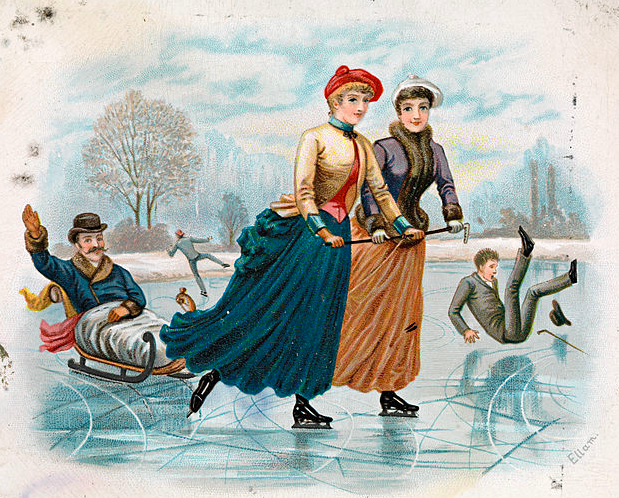 "Glædelig Jul", pocztówka, 1888 r. / Biblioteka Narodowa Norwegii (CC BY 2.0)