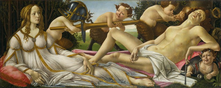 Sandro Botticelli, "Mars i Wenus", National Gallery w Londynie