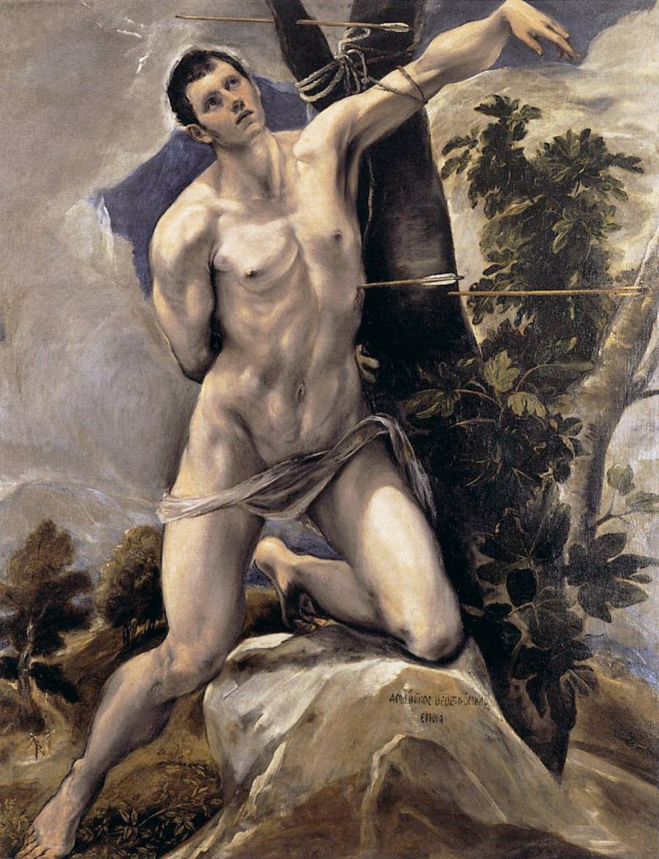 El Greco, "Św. Sebastian", katedra św. Antonina w Palencji