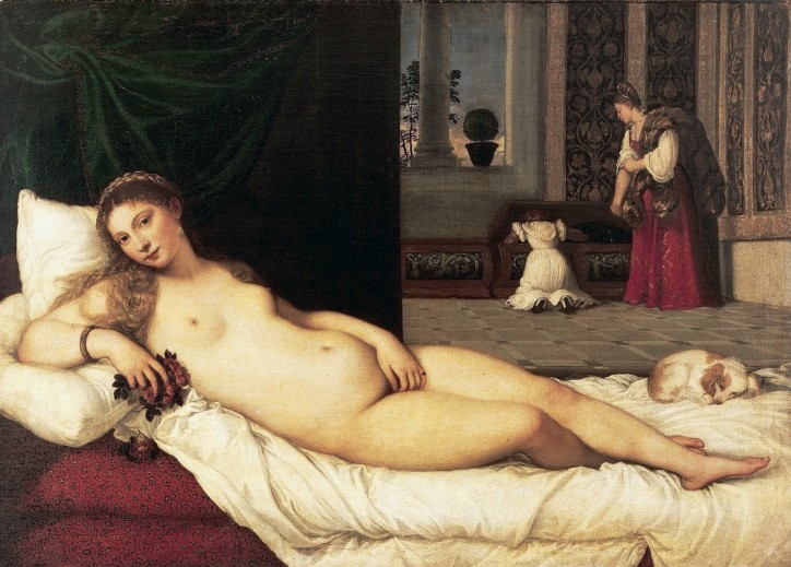 Tycjan, "Wenus z Urbino", 1538 r., Galeria Uffizi we Florencji