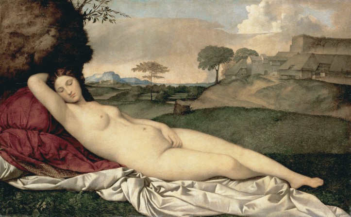 Giorgione, "Śpiąca Wenus", ok. 1508–1510 r., Galeria Drezdeńska