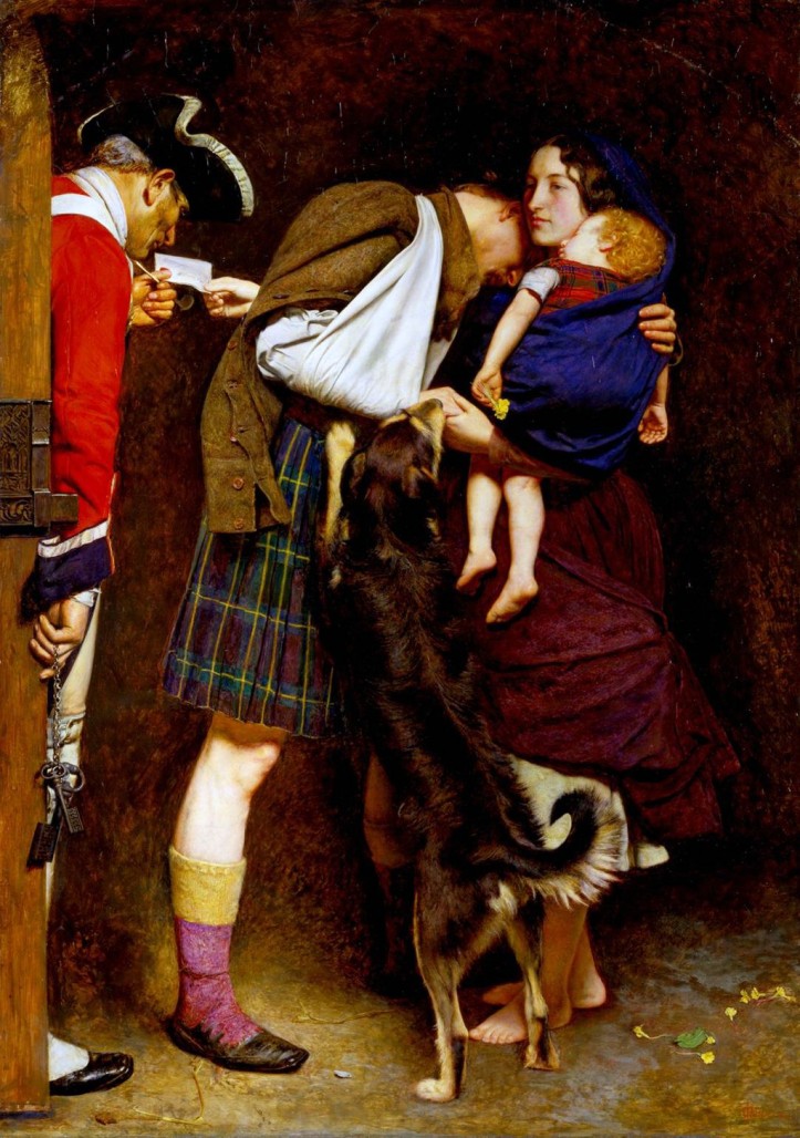 John Everett Millais, "Rozkaz uwolnienia", 1853 r.