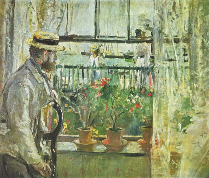 "Eugene Manet na wyspie Wight", 1875 r., Berthe Morisot; źródło: Musée Marmottan Monet (domena publiczna)