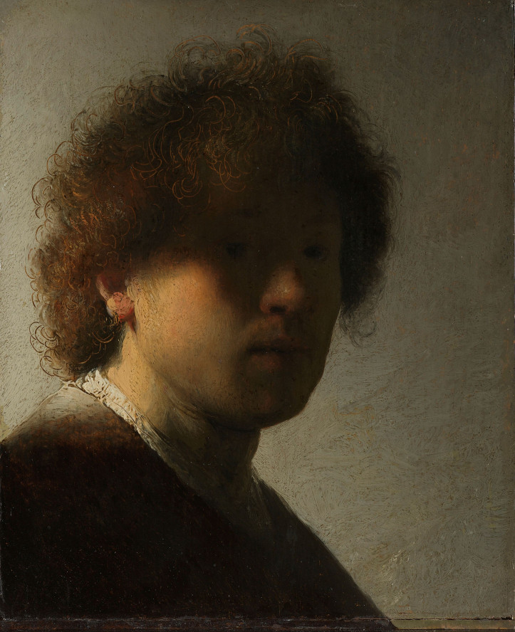  "Autoportret", Rembrandt, 1628 r.; źródło: Rijksmuseum, Amsterdam