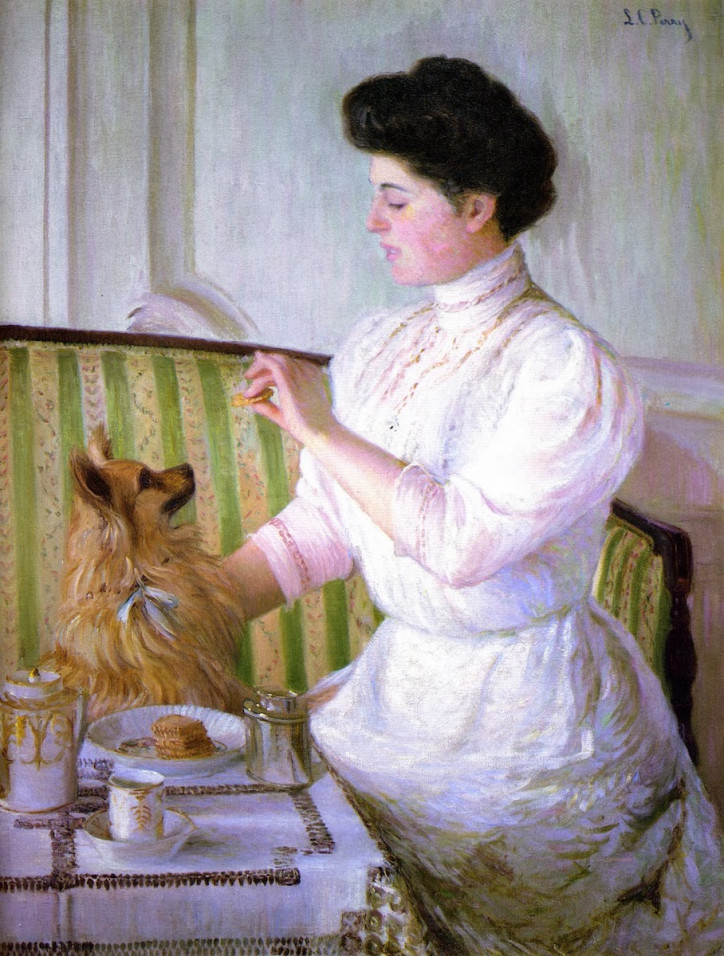 Lilla Cabot Perry, "Lady at the Tea Table"