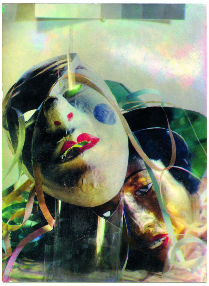 Paul Hartland "Carnival. Composition with two masks", c.1934 r., Laszlo Moholy-Nagy; źródło: Muzeum Miejskie w Hadze
