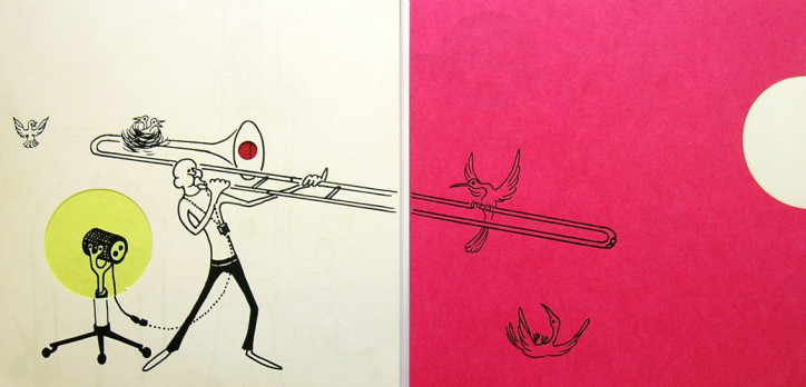 Ilustracje z książki Bruno Munariego "Nella nebbia di Milano", 1968 r.; zdjęcie: kolekcja prywatna, Brescia, Włochy