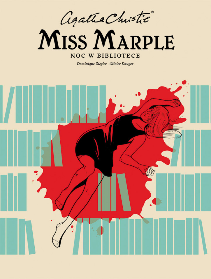 "Miss Marple. Noc w bibliotece" sc. Dominique Ziegler, rys. Olivier Dauger Egmont 2020