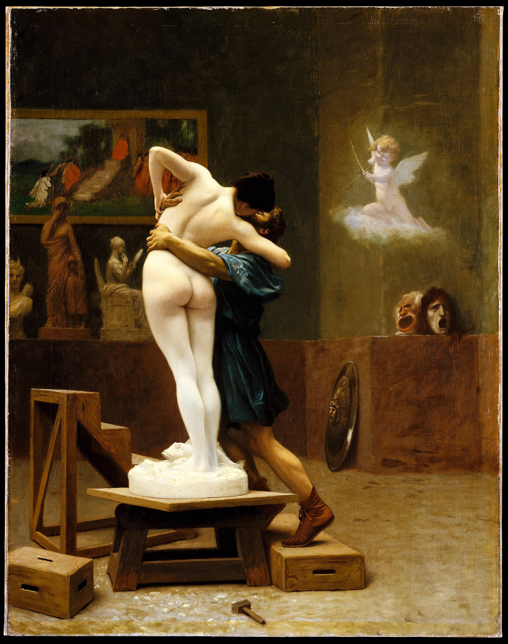 "Pigmalion i Galatea", Jean-Léon Gérôme, ok. 1890 r. (Metropolitan Museum of Art)