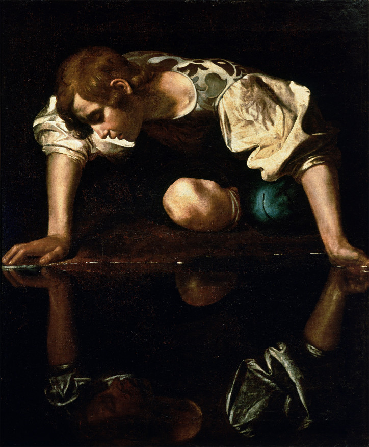 "Narcyz", Caravaggio, 1597-1599 r.