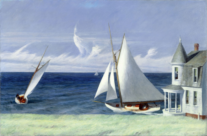 "Lee Shore", 1941 r., Edward Hopper/The Middleton Family Collection