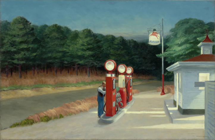 "Benzyna", 1940 r., Edward Hopper/MoMA