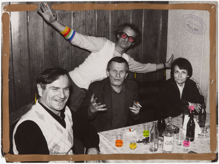 Zygmunt Rytka, Kolekcja prywatna, 1973-2000 r., na zdjęciu: Józef Robakowski, Jerzy Busza, Jerzy Ludwiński, Urszula Czartoryska.