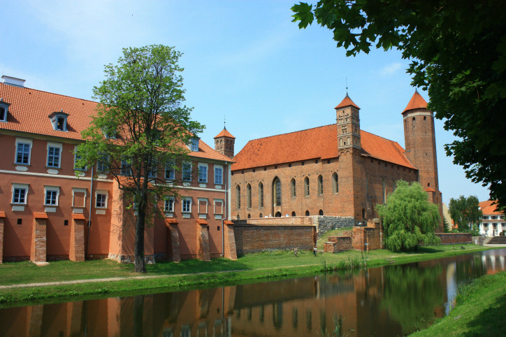 Lidzbark Warmiński, zespół zamku biskupiego, zdjęcie: Dawid Galus/Wikimedia Commons (CC BY-SA 3.0 PL)