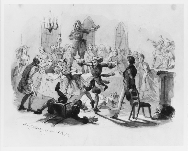 „Głośne przyjęcie”, 1845 r., Felix Octavius Carr Darley, zbiory Met Gallery