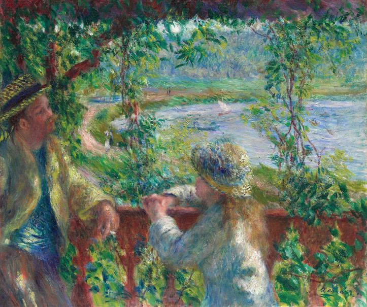 "Nad wodą", ok. 1880 r., Auguste Renoir , Art Institute Chicago