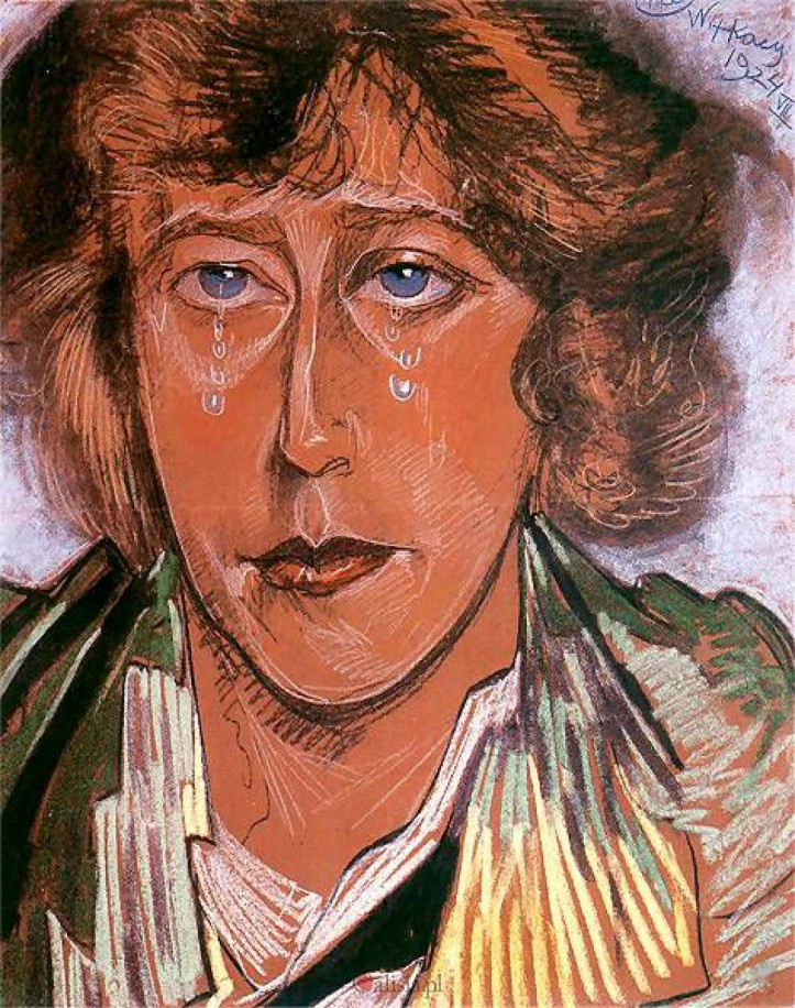 "Portret Marii Pawlikowskiej", 1924 r., Witkacy (Stanisław Ignacy Witkiewicz)