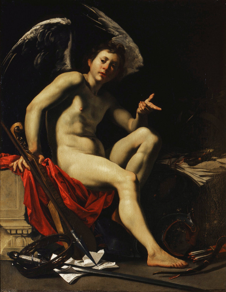 "Amor Victorioso", Orazio Riminaldi, 1627 r. / Galeria Uffizi