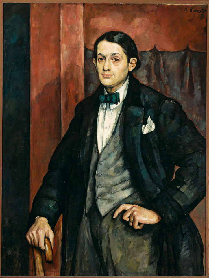 Portret Henryka Kuny pędzla Romana Kramsztyka, ok. 1917 r., Muzeum Narodowe w Warszawie