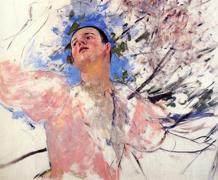 "Młoda kobieta zbierająca owoce wiedzy", Mary Cassatt, 1892 r. (domena publiczna)