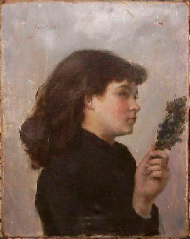 "Niedziela Palmowa", Victorine Meurent, ok. 1880 r./Musée Municipal d’Art et d’Histoire de Colombes, Francja