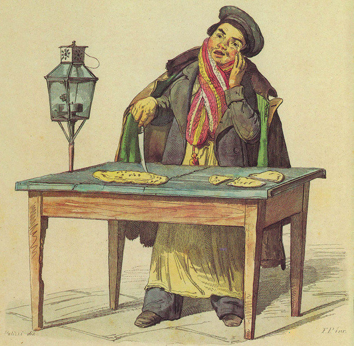 "Il pizzaiuolo", Filippo Palizzi, 1858 r.; źródło: British Library